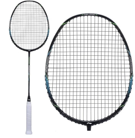 LI-NING AERONAUT 8000 COMBAT BADMINTON RACKET - BLACK / BLUE