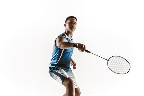 Badminton Player Racket Shot