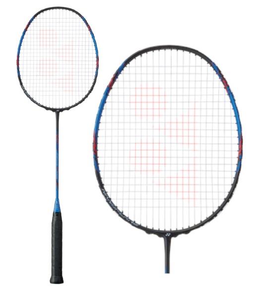 Inleg Injectie perzik Yonex Nanoflare 370 Speed Badminton Racket - Blue