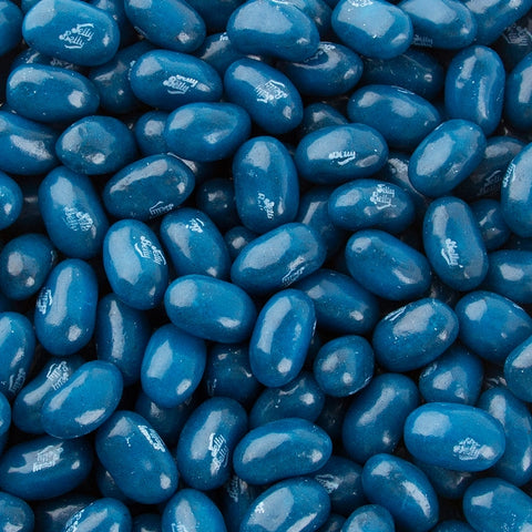 vientre de gelatina azul