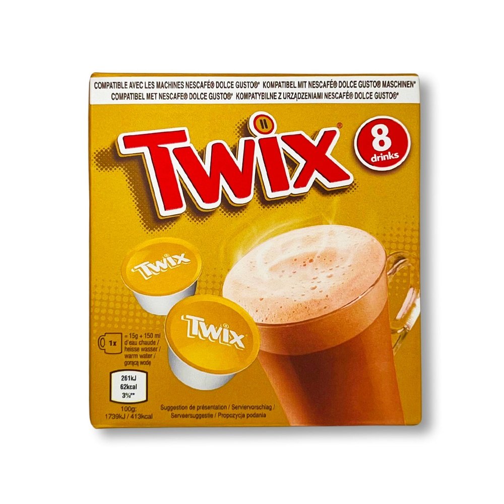 Mars, Snickers & Twix Dolce Gusto Capsules de chocolat chaud - 24 dosettes  de chocolat chaud : : Epicerie