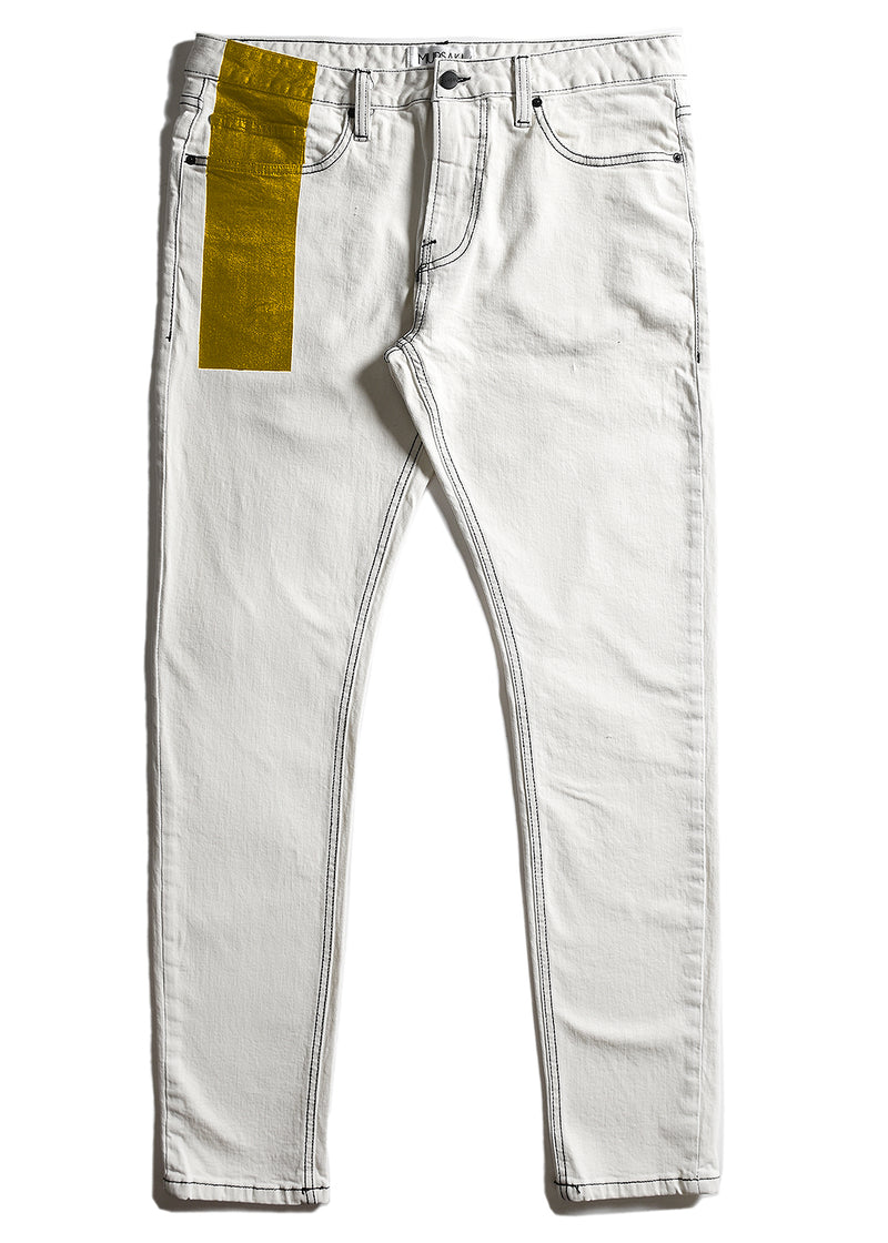 Mursaki Stripe Jean v2 - White/Color