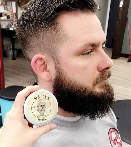 timber beard balm, barbershop, skullys ctz beard oil