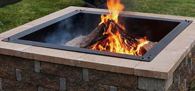 Sunnydaze Square Fire Pit Ring