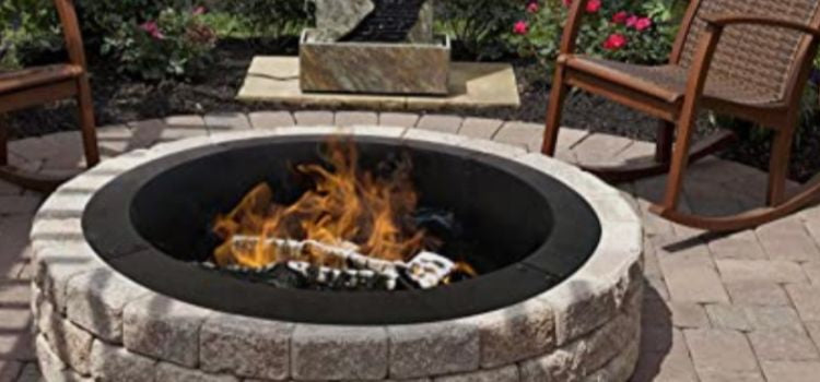 Pleasant Hearth Round Solid Steel Fire Ring