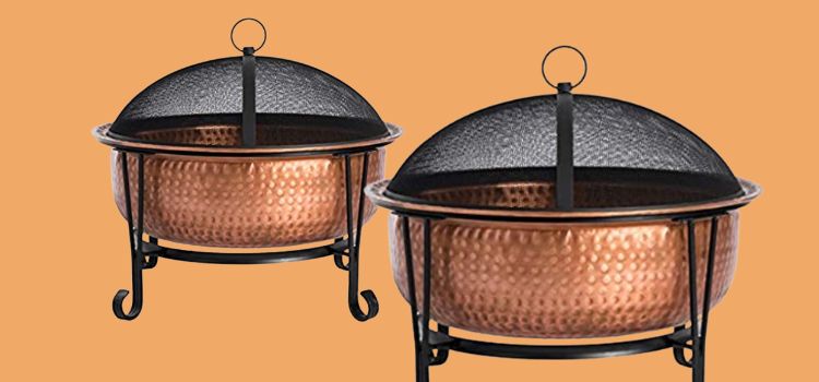 Fire Sense Palermo Copper Fire Pit 