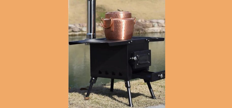Harcle Carbon Steel Wood Tent Stove 