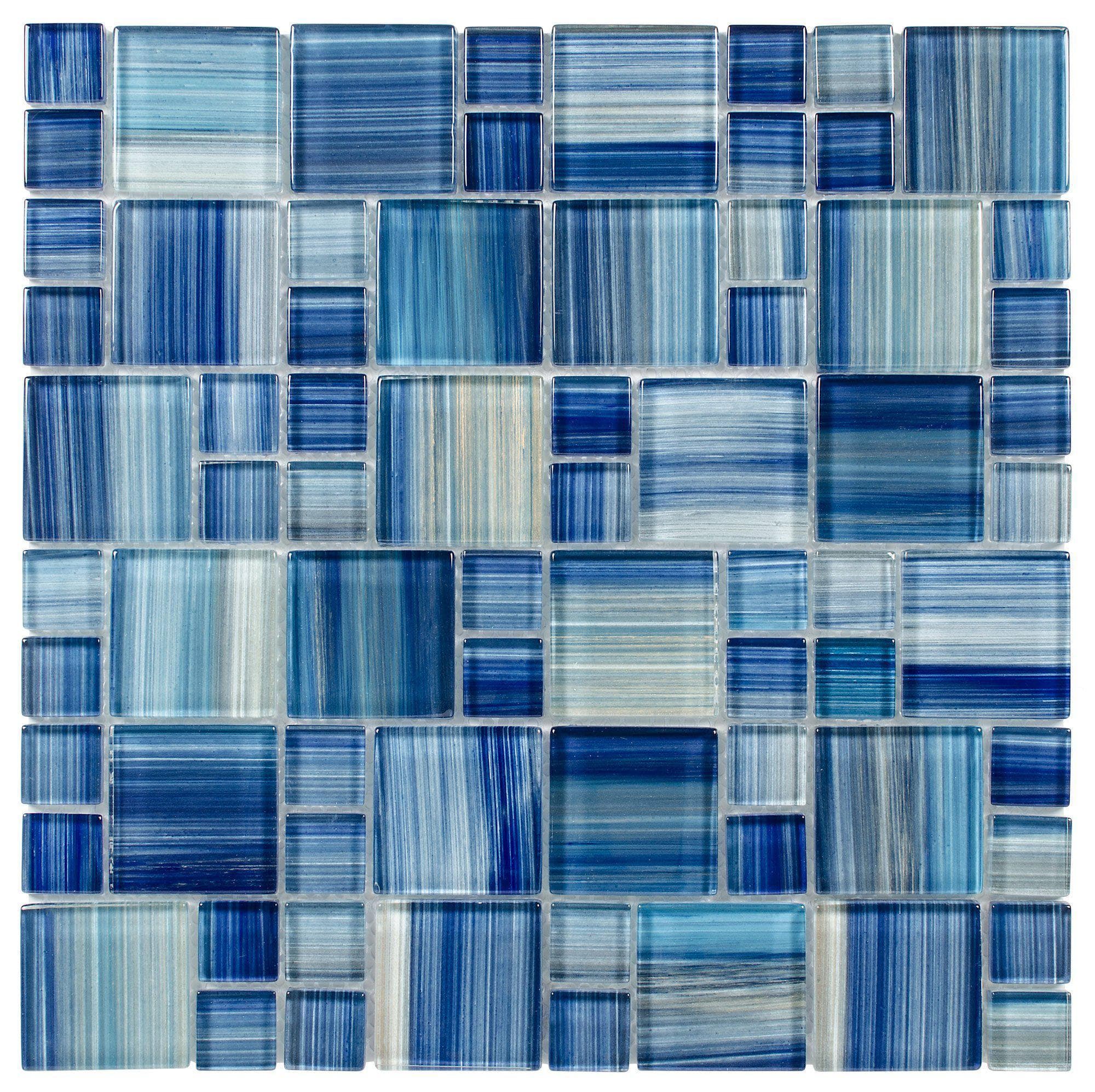 modern blue pattern