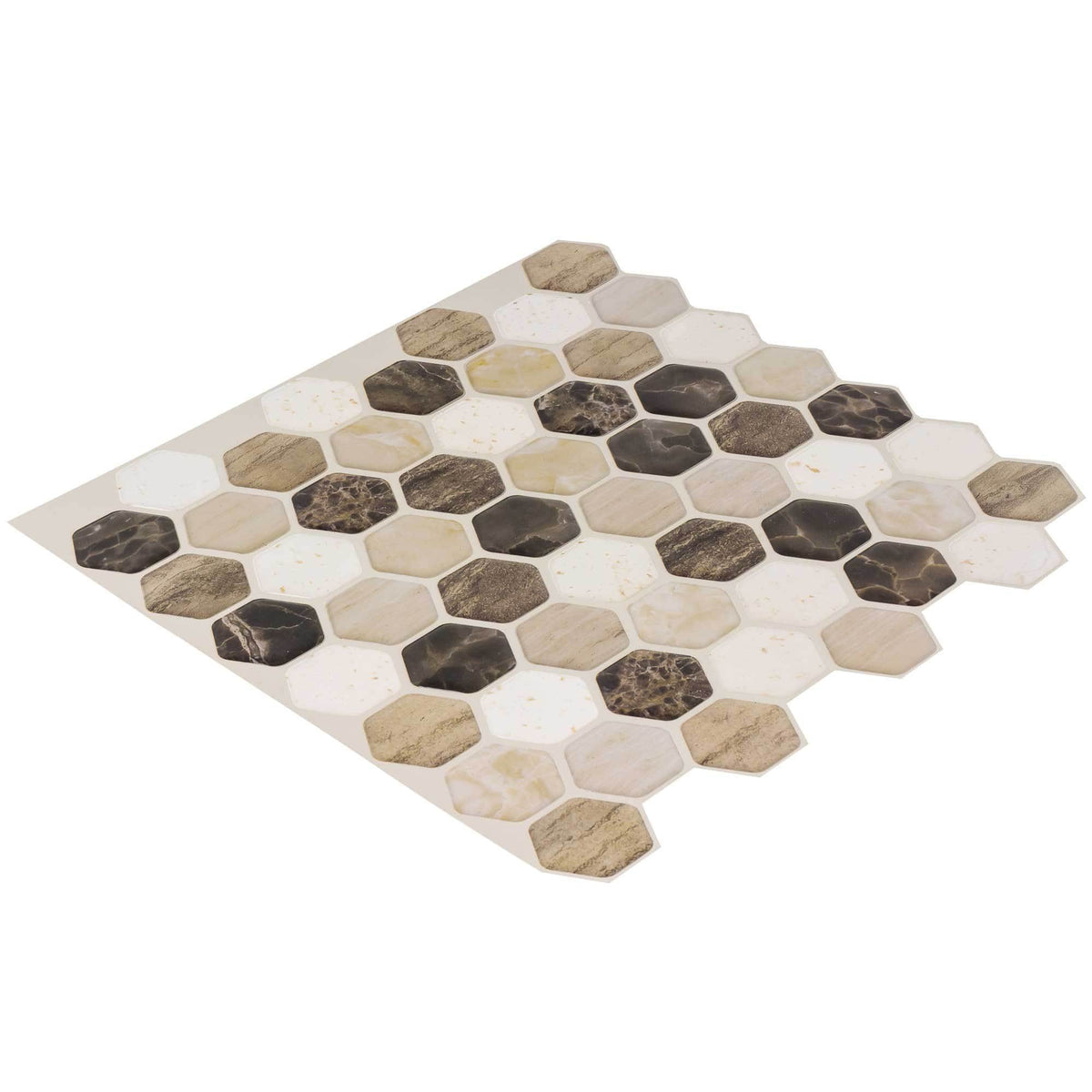 peel and stick vinyl flooring hexagon