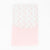Scalloped Rectangular Table Cloth - Pumpkin Print/Pink