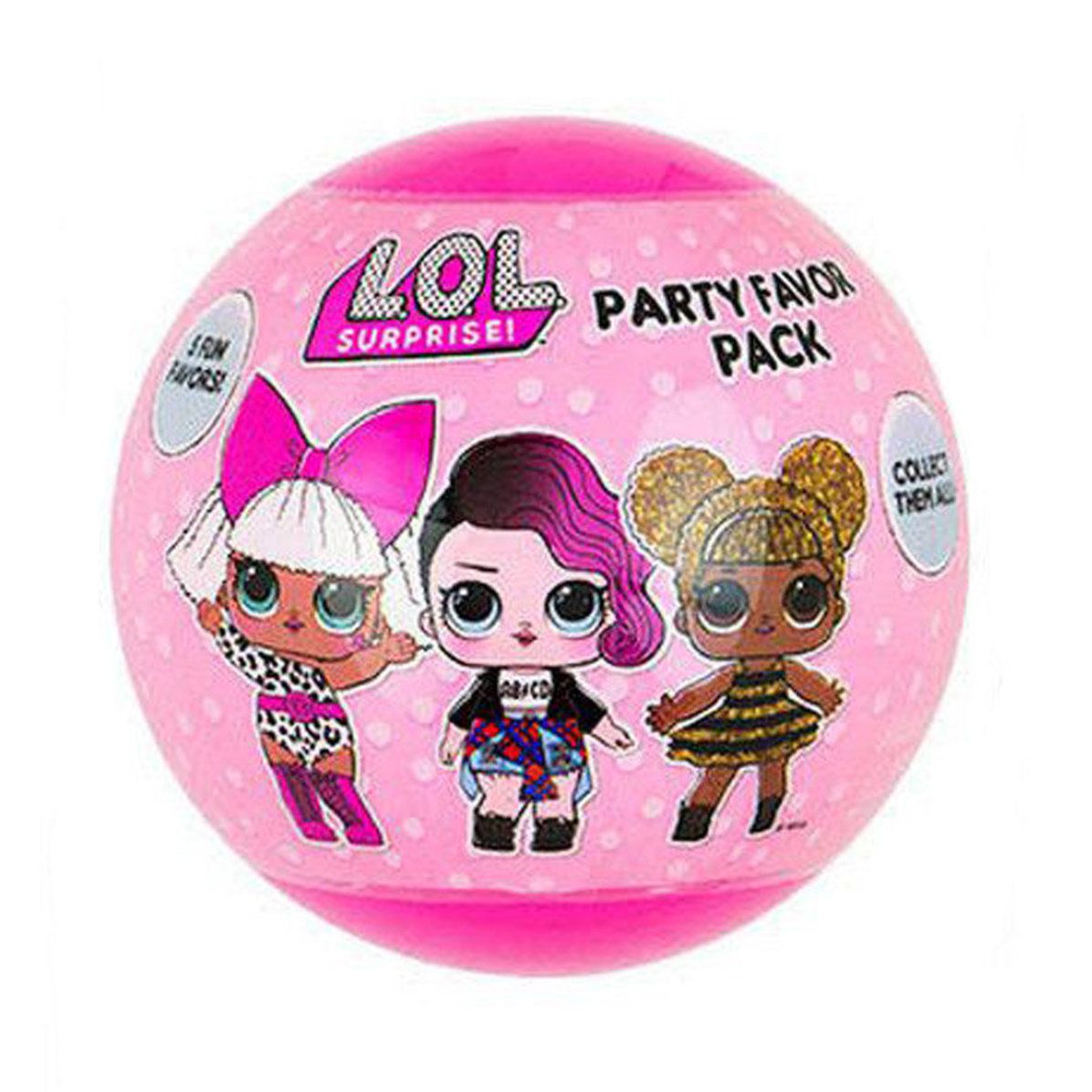 pink lol doll ball