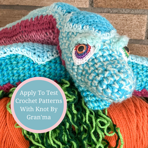 Apply To Test Crochet Patterns With Knot By Gran'ma