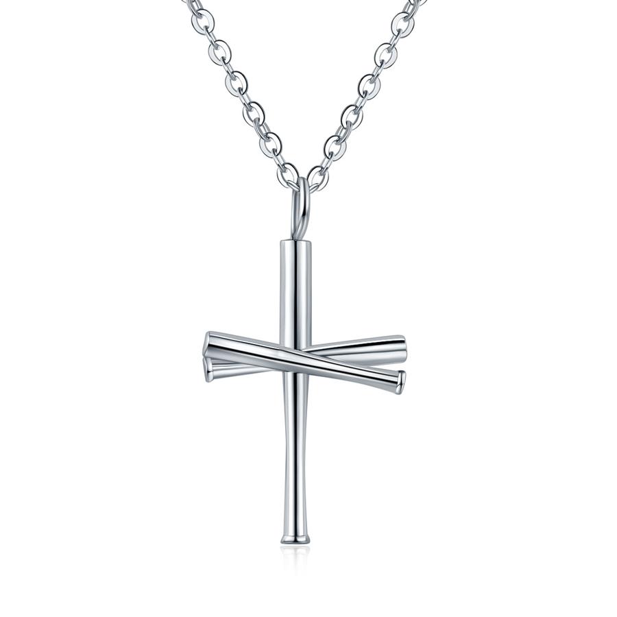 Baseball Cross Pendant And Chain Baseball Gift Box