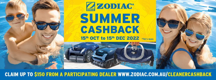 Zodiac Robotic Pool Cleaner Cashback 2022