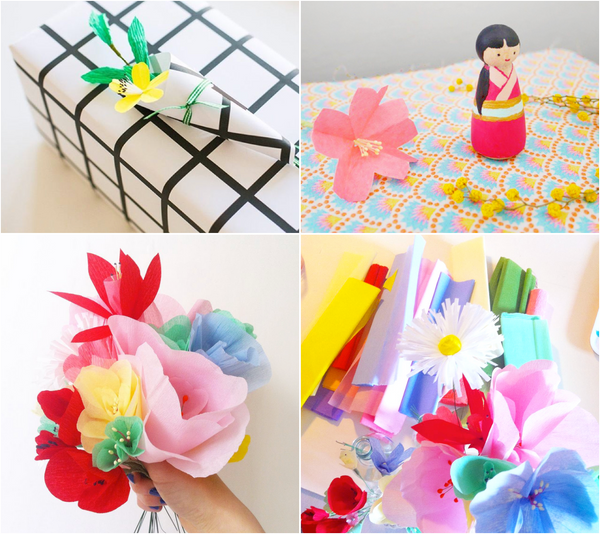 Vos fleurs en papiers sur Instagram