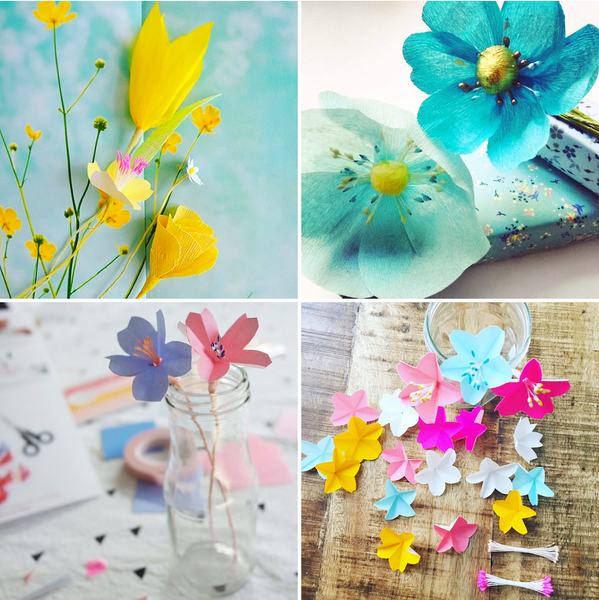 Vos fleurs en papiers sur Instagram
