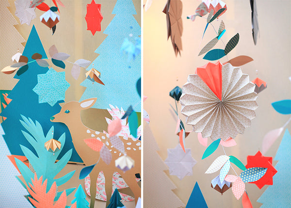 In the enchanted Christmas forest: production by Adeline Klam x Barbara Cadet