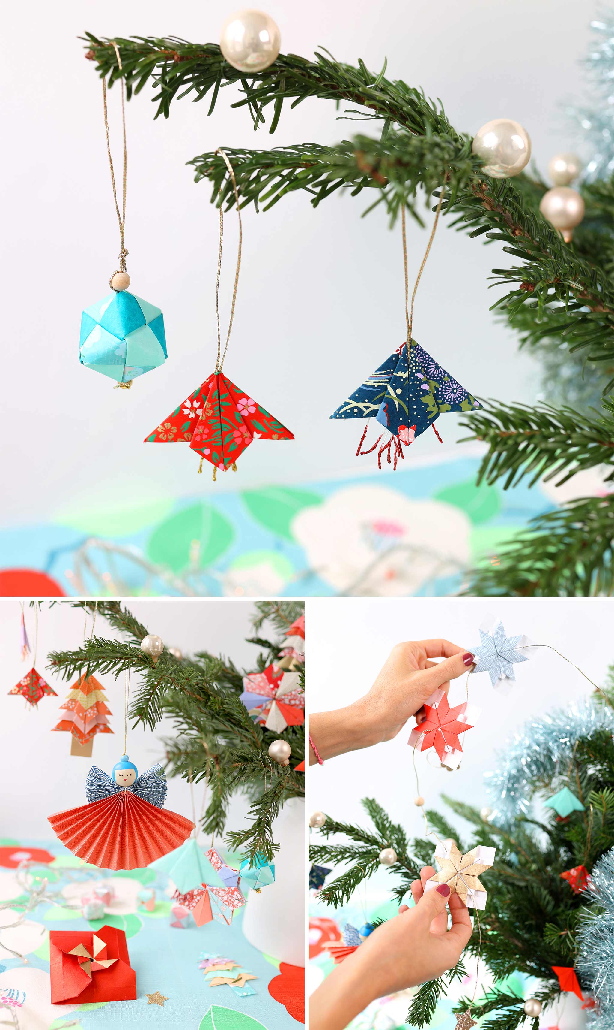 DIY Noël enfant : Faire des suspensions polaires en papier - Idées conseils  et tuto Noël