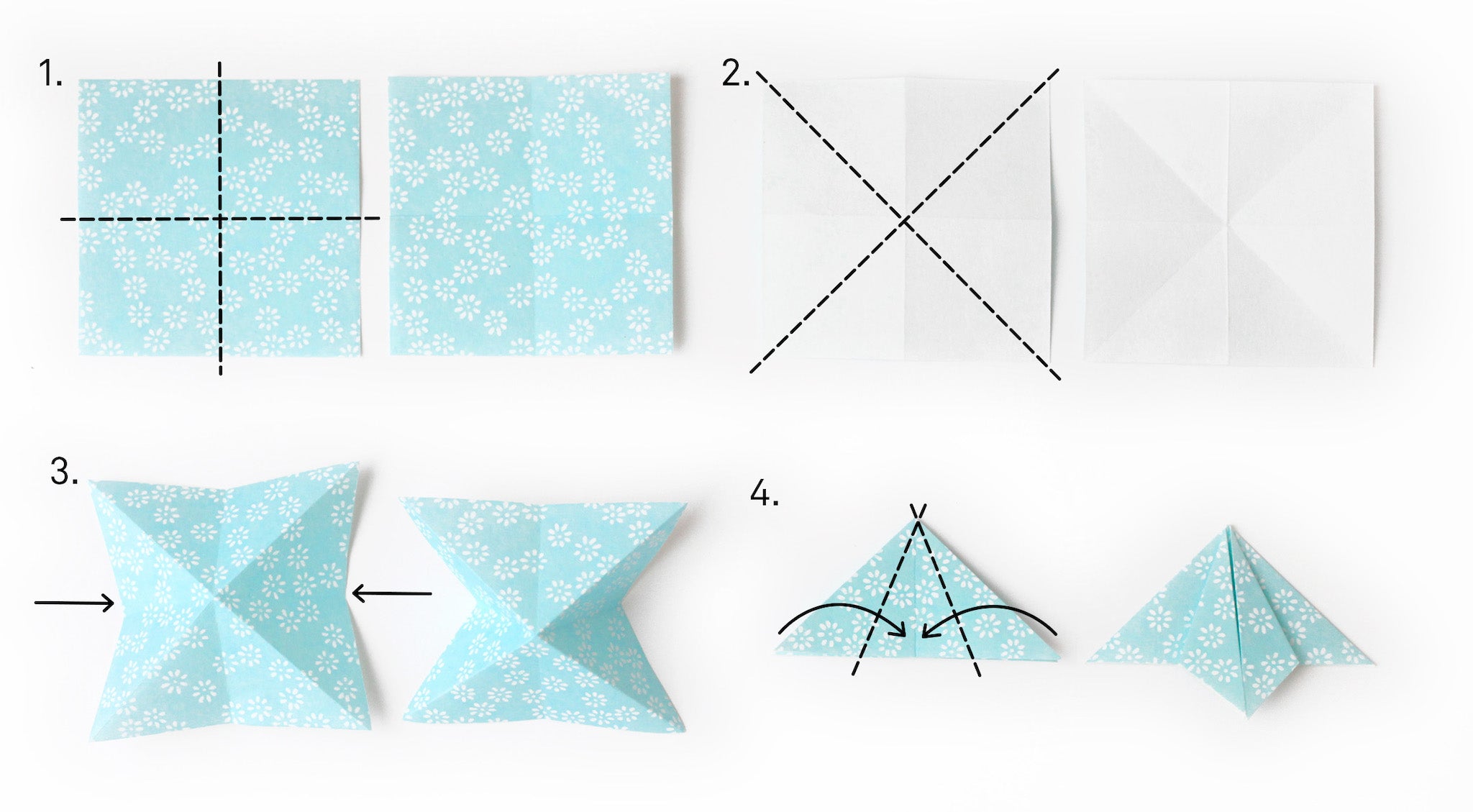 article-blog-tuto-sapin-plat-origami-etapes-1-4