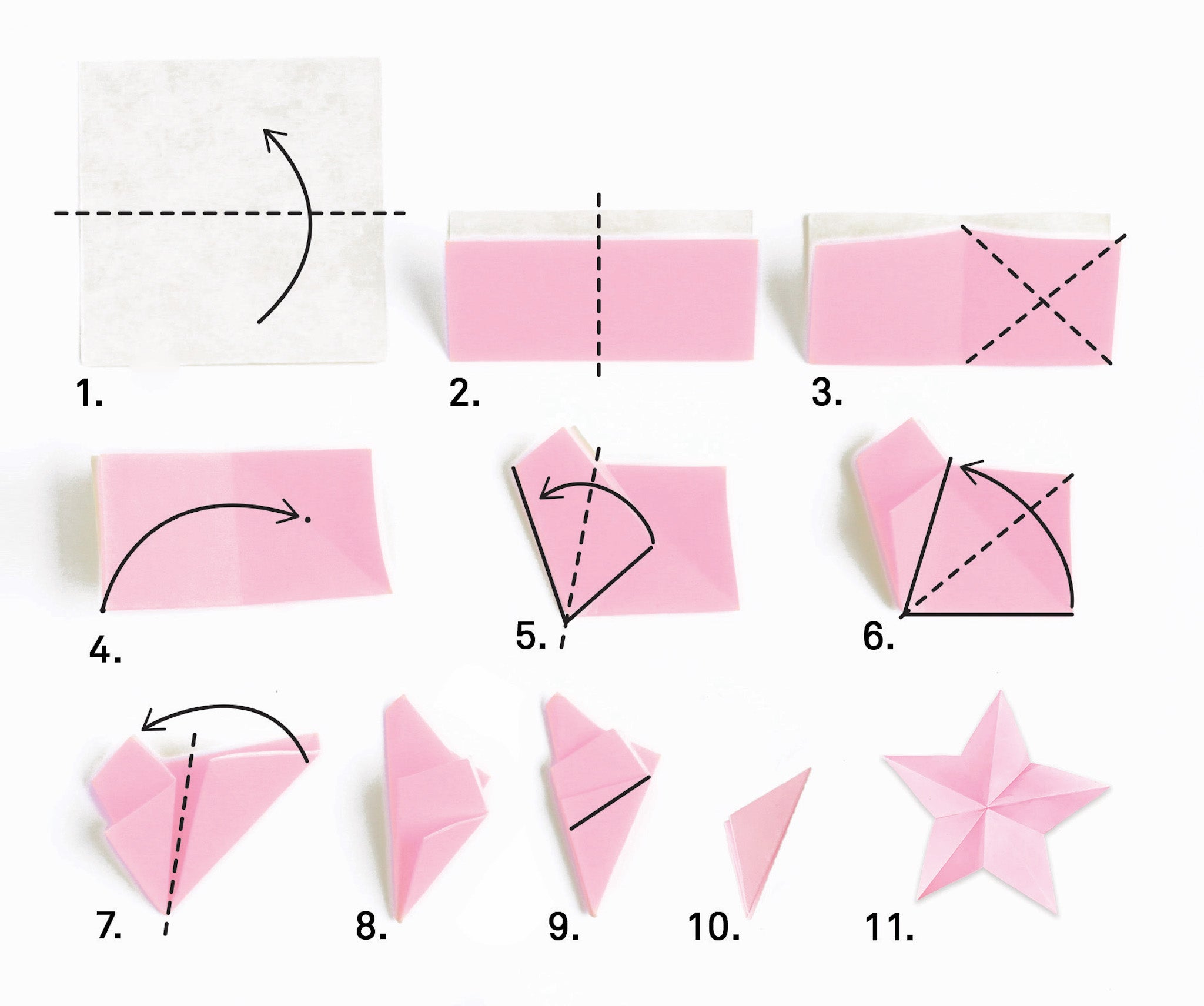 Comment faire une Étoile de Noël en origami 