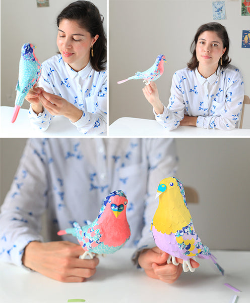 Paper birds by Barbara Cadet