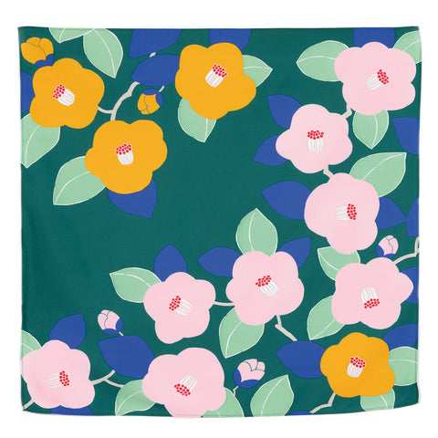 photo-packshot-furoshiki-aquadrop-camelias-duck-green-duck-yellow-blue-pink-adeline-klam-musubi-70x70cm