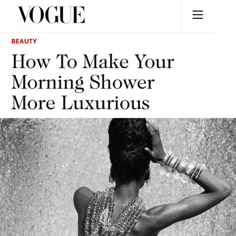 how to make morning shower more luxurious