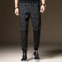 black camo joggers men