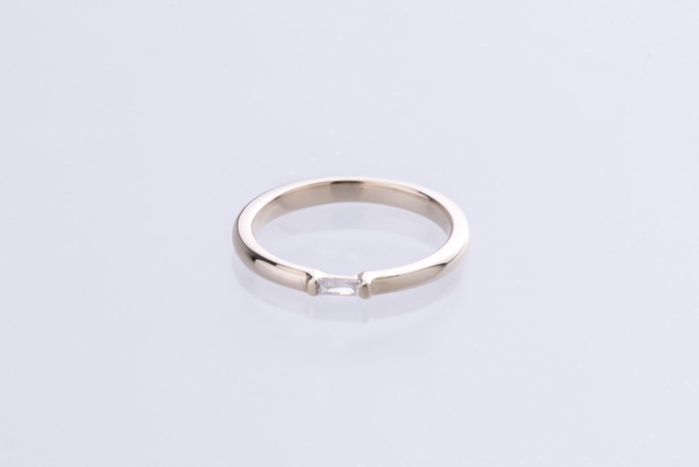 Baguette cut ring