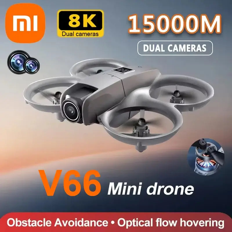 Xiaomi V66 Mini RC Aerial Drone 8K Professional Wide Angle HD Camera