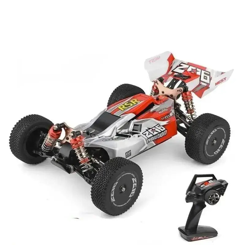 RC Car WLtoys 144001 2.4G Cars Racing Competition 60 km/h Metal Chassis - Sportsman Specialty Products