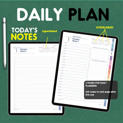 digital vertical notability planner