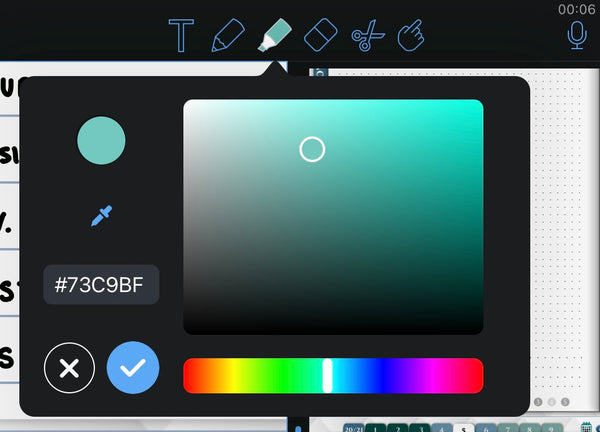 Notability color palette