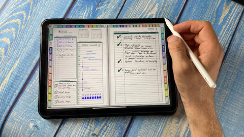 Digital Daily Planner for GoodNotes or Notability ipadplanner.com