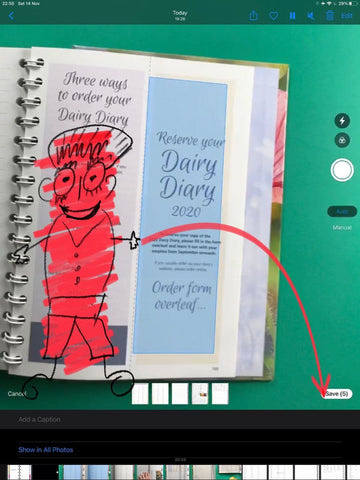 Save Document after scanning in GoodNotes 5 ipadplanner.com