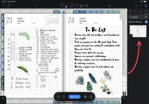 Notability digital planner