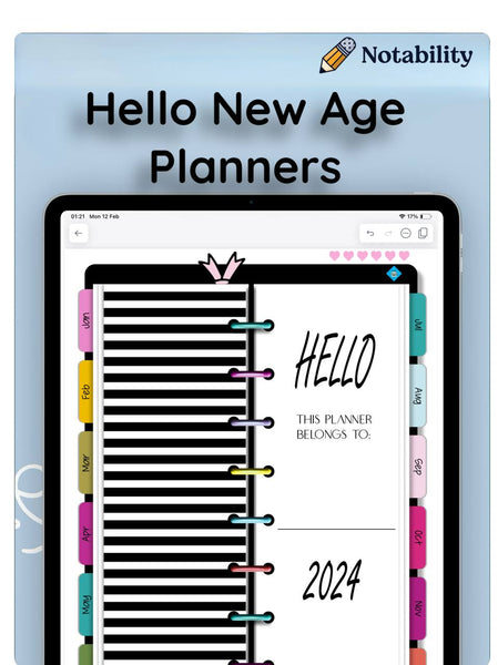 Digital calendar planner