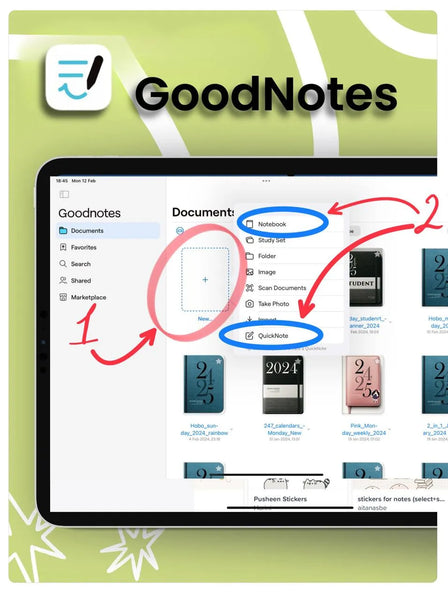 Hot to create digital planner in GoodNotes 5-6