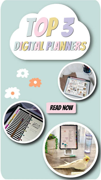 Top 3 Digital Planners for iPad Mini apple tablet in 2024 2025