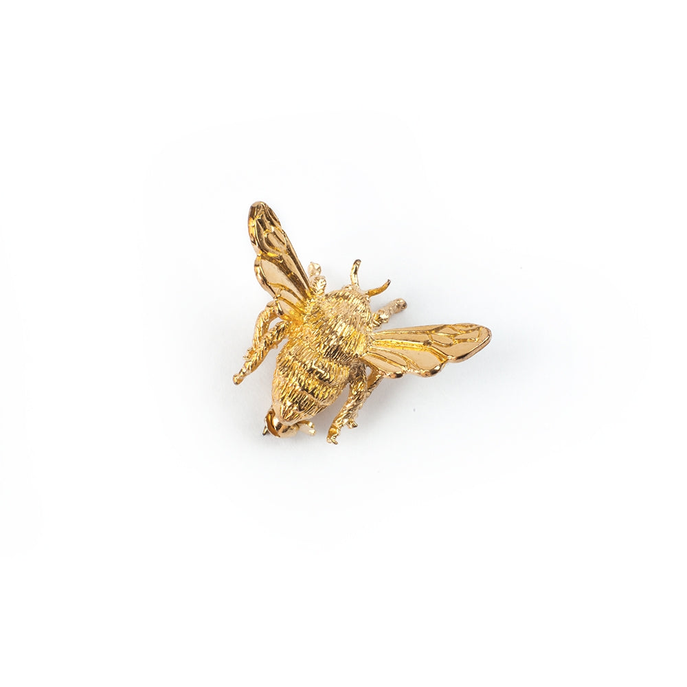 gold plated brooch