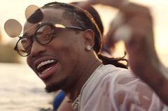 quavo flip up glasses