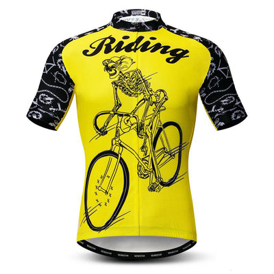 skull cycling jersey