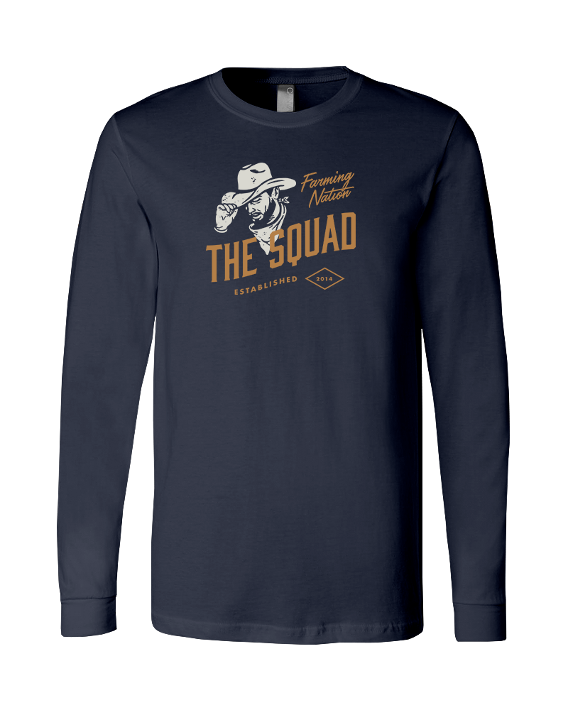 The Squad Long Sleeve Jersey Tee – MerchMore