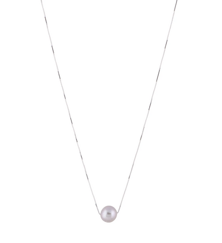 Kelly - Sterling Silver and Freshwater Pearl Necklace