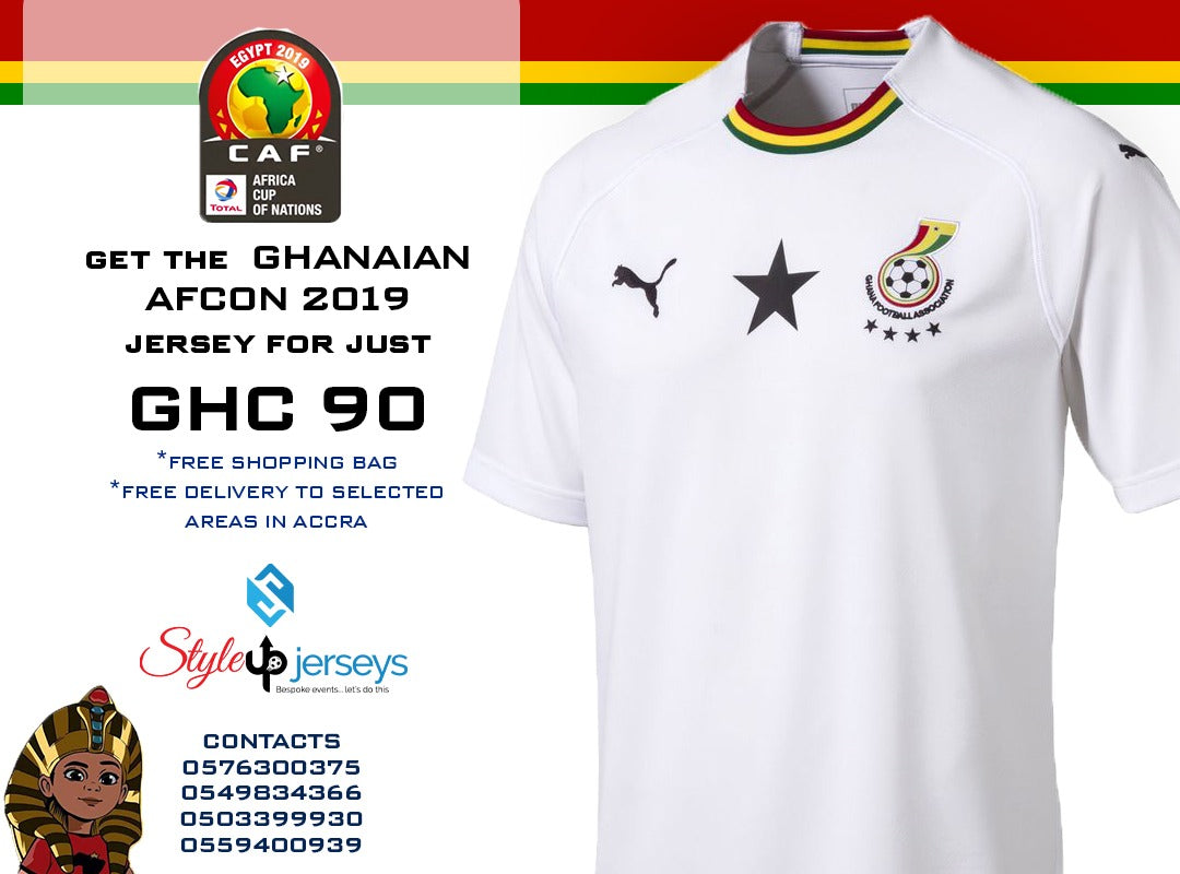 ghana afcon 2019 jersey