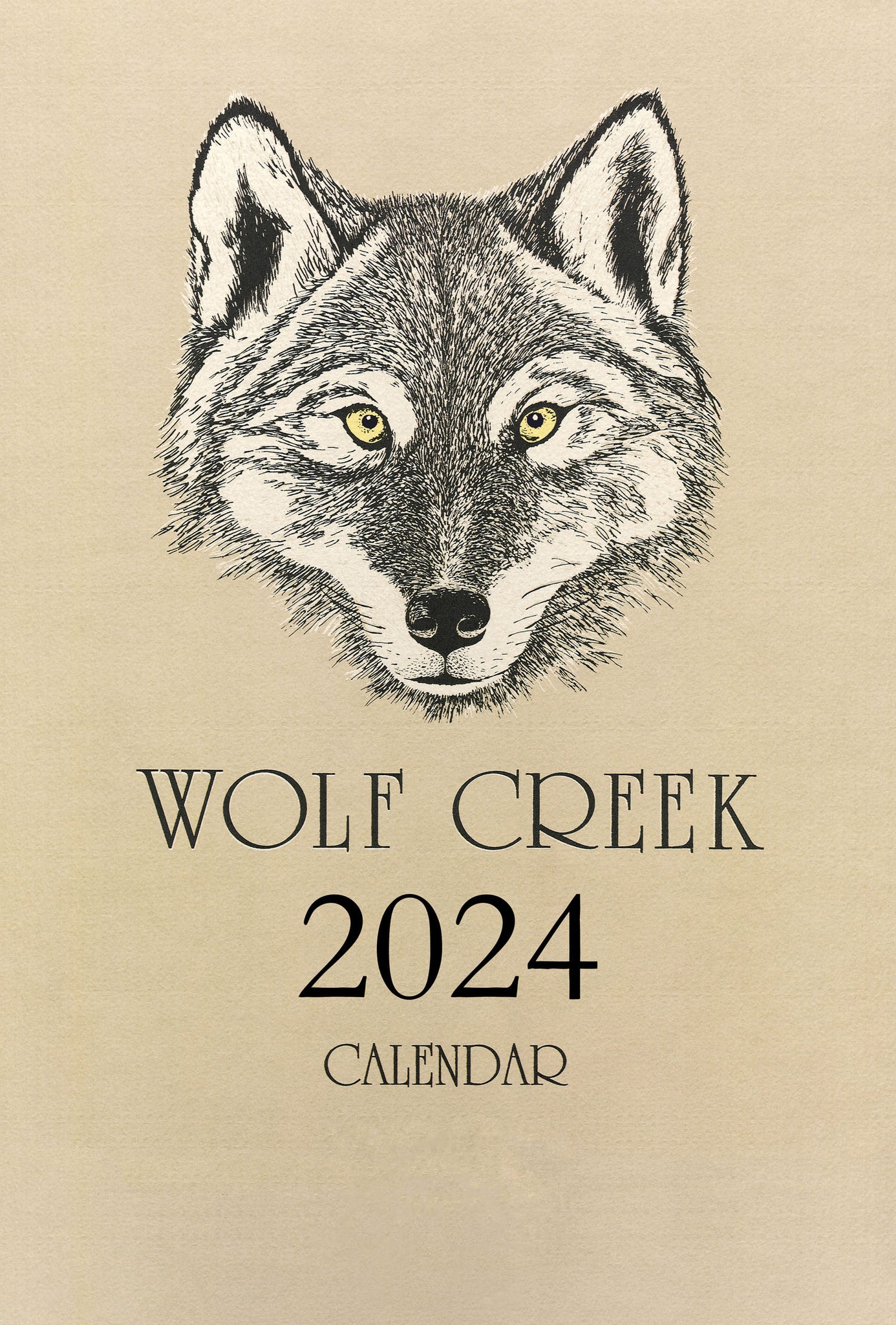 2024 Wolf Creek Calendar (PreOrder) Wolf Creek Printery