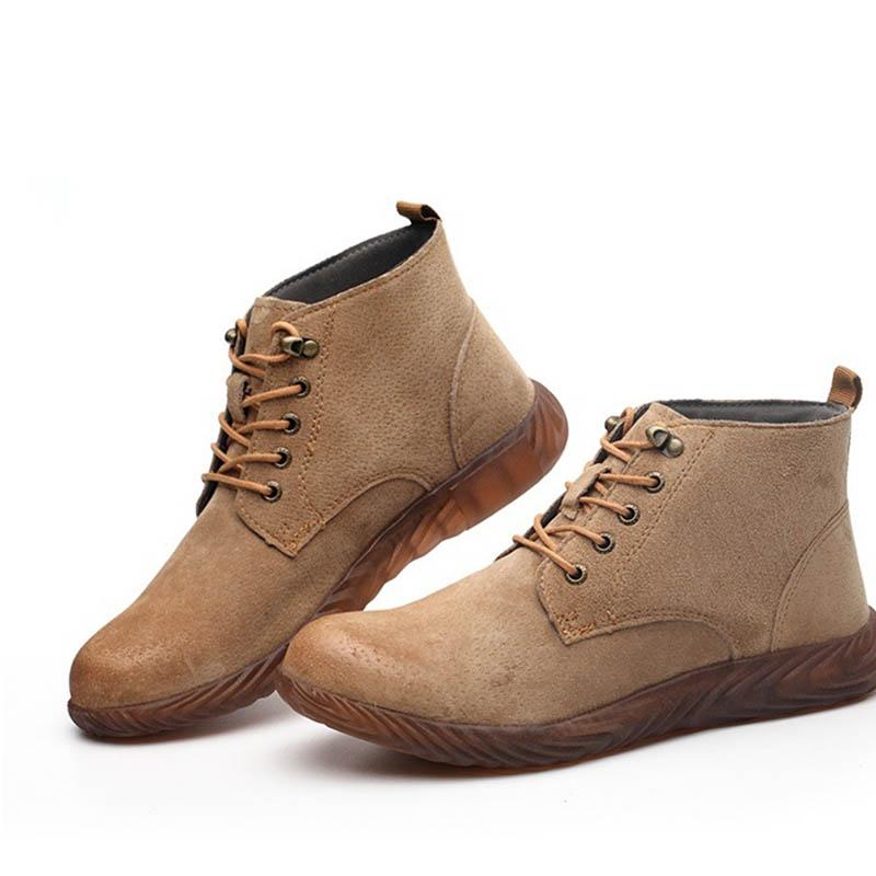 steel toe ankle boots