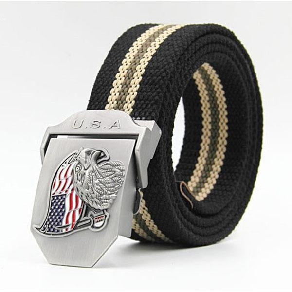 mens canvas belts