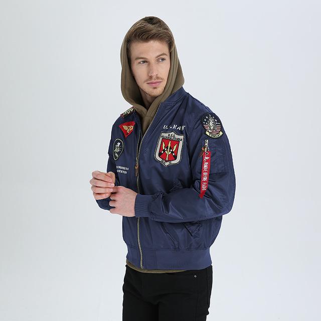 mens bomber sweatshirt