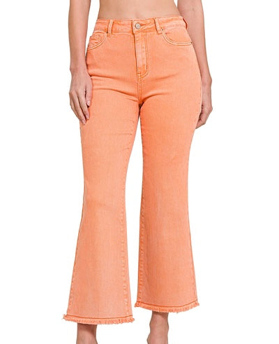 Zika Wide Leg Pants Orange